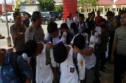Puluhan Siswa di Medan Terjaring Razia, Sejumlah Sajam Diamankan