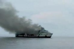 Kapal Motor Santika Nusantara Terbakar di Perairan Masalembu