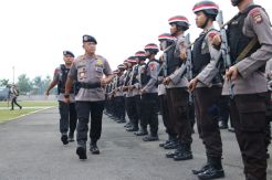 Jaga Kamtibmas, Polda Kalbar Siagakan Pasukan Elit Brimob