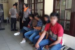 Mesum Siang Hari, Polres Merangin Gelandang Tiga Pasangan Muda Mudi