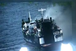 Bangkai Kapal Santika Nusantara Ditemukan Masih Berasap di Perairan Tuban