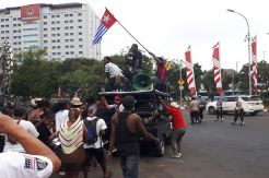 Bubarkan Diri, Pengunjuk Rasa Minta Polisi Tak Datangi Asrama