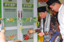 Bupati Morowali Meluncurkan PTSP di Kemenag Morowali