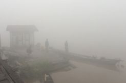 Kabut Asap di Pangkalan Bun Kian Parah, Transportasi Sungai Lumpuh