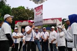 Sambut HUT Ke-64 Lalu Lintas, Korlantas Gelar Jalan dan Senam Sehat