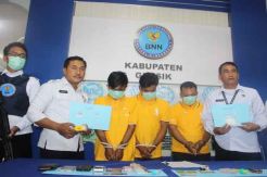 BNN Gresik Bekuk Pengedar...