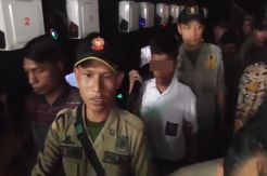 Razia Warnet, Petugas Gabungan Sergap Siswa Bolos di Medan