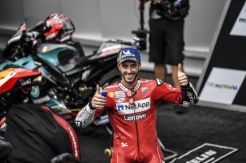 Dampingi Marquez di Podium, Dovizioso Ngaku Terbantu Insiden di Lap Pertama
