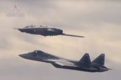 Duo Pesawat Maut Rusia, Drone Okhotnik Tandem dengan Jet Tempur Su-57