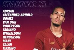 Susunan Pemain Liverpool vs Salzburg