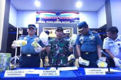 Lanal Batam Amankan 47 Kg Sabu dari Malaysia