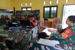 Kasdim Pimpin Langsung Rapat Koordinasi Jelang Kegiatan TMMD