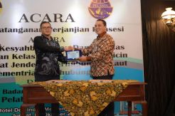KSOP Kelas III Kotabaru-Batulicin Teken Perjanjian Konsesi dengan PT Pelabuhan Swangi Indah