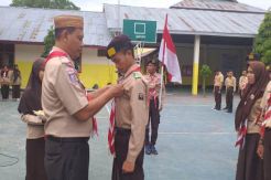 Pelantikan Pengurus Dewan Ambalan Pramuka SMAN 4 Kota Gorontalo