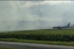 1,5 Ha Lahan Bandara Haluoleo Terbakar, Penerbangan Terganggu