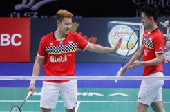Senyum Kemenangan Juara Bertahan Marcus/Kevin di Denmark Open