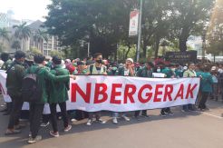 Tuntut Presiden Keluarkan Perppu KPK, BEM SI Jabodetabek-Banten Gelar Demo