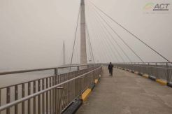 Kabut Asap Kembali Memapar Kota Jambi, ACT Bagikan Ribuan Masker