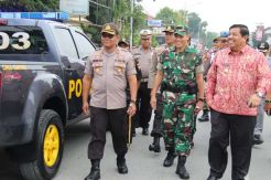 Amankan Pilkades Serentak di Kota Sungaipenuh, Ratusan Personel Diterjunkan