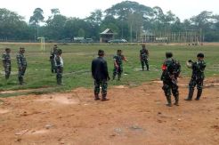 Jelang Penutupan TMMD, Dandim Sarko Terus Lakukan Koordinasi