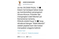 Pakar Hukum Tata Negara Sebut Pengangkatan Wamen Sah dan Konstitusional