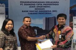 Diamond Land Jalin Kerja Sama Pembiayaan KPA dengan BRI