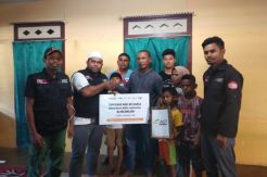 ACT Santuni Keluarga Alfin Lestaluhu Rp100 Juta