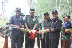 Jalan Patroli di Kawasan Terpadu Suku Anak Dalam Resmi Dibuka