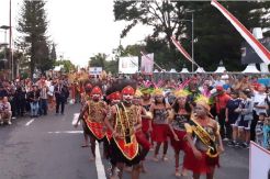 Parade Jambore Pemuda Indonesia 2019 Pukau Warga Tondano
