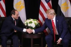 Trump Bertemu Presiden Mesir, Dukung Penyelesaian Isu Bendungan