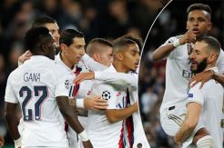 Pesta Gol di Bernabeu Madrid Buka Jalan ke 16 Besar, PSG Lolos