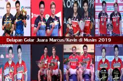 Marcus/Kevin Masuk Peraih Gelar Bulu Tangkis Terbanyak 1 Tahun