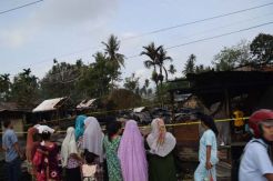 Api Mengamuk di Panyabungan, 7 Rumah Rata dengan Tanah