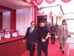 Iqbal Suhaeb Hadiri Upacara HUT ke-74 Brimob Di Mako Brimob KS Tubun