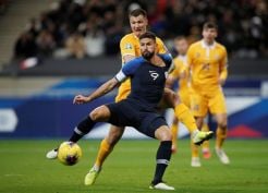Giroud Bantu Prancis Cetak Comeback atas Moldova