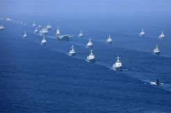 Chinese Carrier Group Sails Through Taiwan Strait, Trailed by US, Japanese Ships