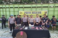 Polres Kobar Amankan 150 Kubik Kayu Meranti Ilegal