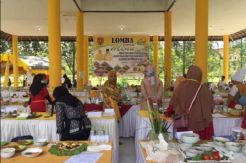 Serunya Lomba Menu Cipta 2019 Dinas Peternakan Kobar dengan Tema Pentol Baso
