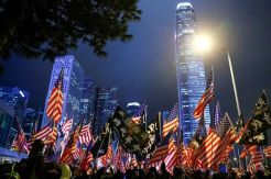 Didukung Trump, Demonstran Hong Kong: Terima Kasih Amerika