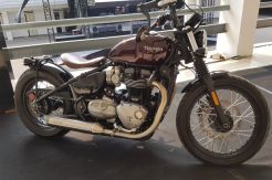 Triumph Bonnevile Bobber Mojok di IIMS MotoBike Expo 2019
