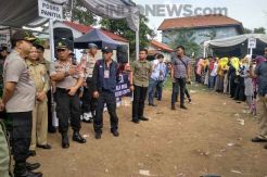 Kapolda Banten Pantau Pilkades di Kabupaten Tangerang