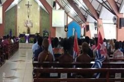 Bawa Bendera Bintang Kejora ke Dalam Gereja, 4 Mahasiswa Diamankan