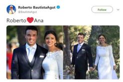 Pesta Bujangan di Ibiza, Bautista Agut Nikahi Kekasih Lama