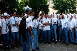Tuntut Transparansi, Siswa SMKN di Mojokerto Unjuk Rasa dan Boikot Ujian