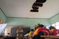 Akibat Pergerakan Tanah, Bangunan SD di Banjarnegara Rusak Parah