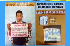 Bawa 6 Paket Sabu, Polisi Tangkap Pemuda Ini di Pinggir Sungai Musi
