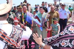 KSAD Tinjau Pembangunan Armed, Arhanud, Makodim 1629
