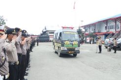Jenazah Anggota Brimob Tewas di Papua Diterbangkan ke Kampung Halaman di Riau