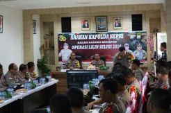 Amankan Natal dan Tahun Baru, Kapolda Kepri Beri Arahan di Mapolres Bintan
