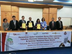 Galeri Investasi BEI di Universitas Potensi Utama dan Universitas Darma Agung Diresmikan
